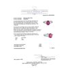 Image 5 : 2.56 ctw Oval Mixed Rubellite And Round Brilliant Cut Diamond Ring - 14KT White