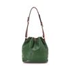 Image 1 : Louis Vuitton Green Monogram Petit Noe Handbag