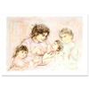 Image 1 : "Marilyn and Children" Limited Edition Lithograph (37" x 27") by Edna Hibel (191