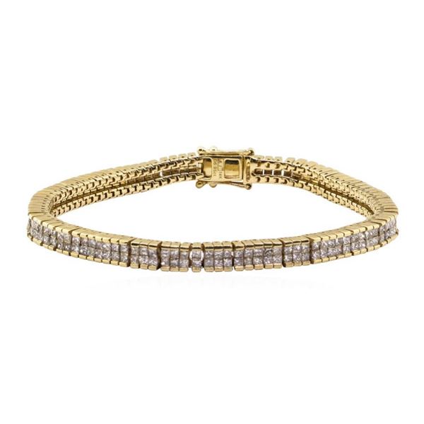 5.95 ctw Diamond Bracelet - 14KT Yellow Gold