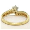 Image 8 : 14k Solid Yellow Gold 0.40 ctw Round Brilliant Diamond Solitaire Engagement Ring