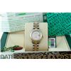 Image 4 : Rolex Ladies 18K 2T YG/SS Rare Ivory Pyramid Diamond Datejust 26mm with Box & Pa