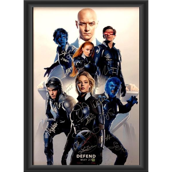 Signed X-Men: Apocalypse Movie Poster