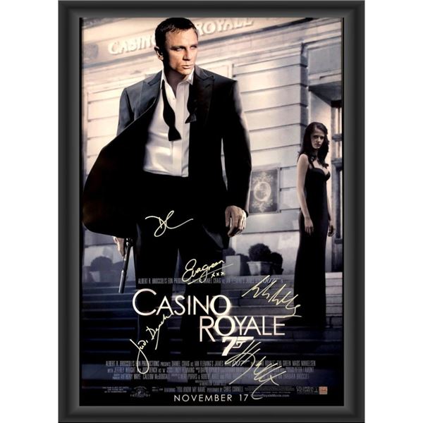 Signed Casino Royale Movie Poster