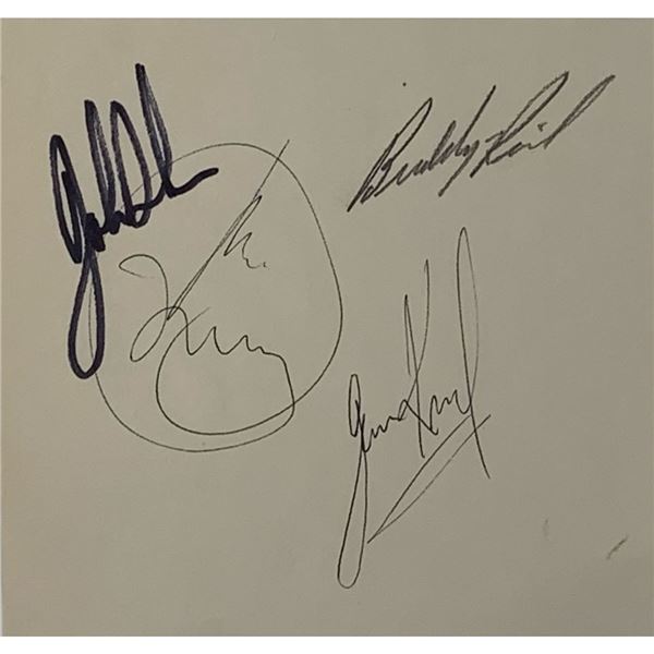 4 Classic Rock Drummer Autographs