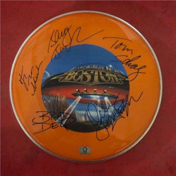 Signed Boston Drumhead