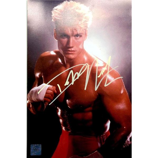 Rocky IV: Signed Ivan Drago (played by Dolph Lundgren)  8x10 Photo