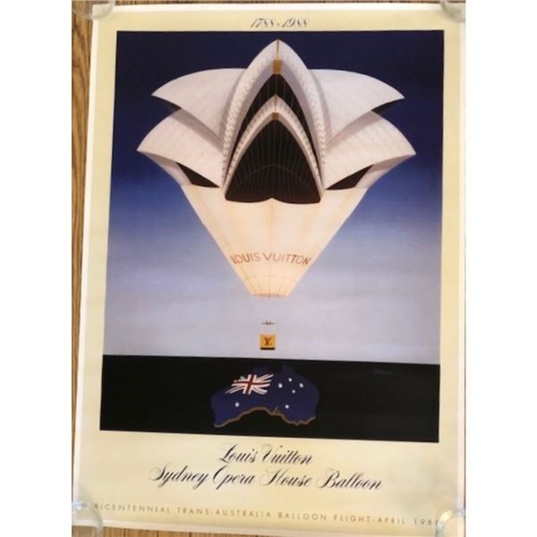 Louis Vuitton Sydney Opera House Balloon Poster