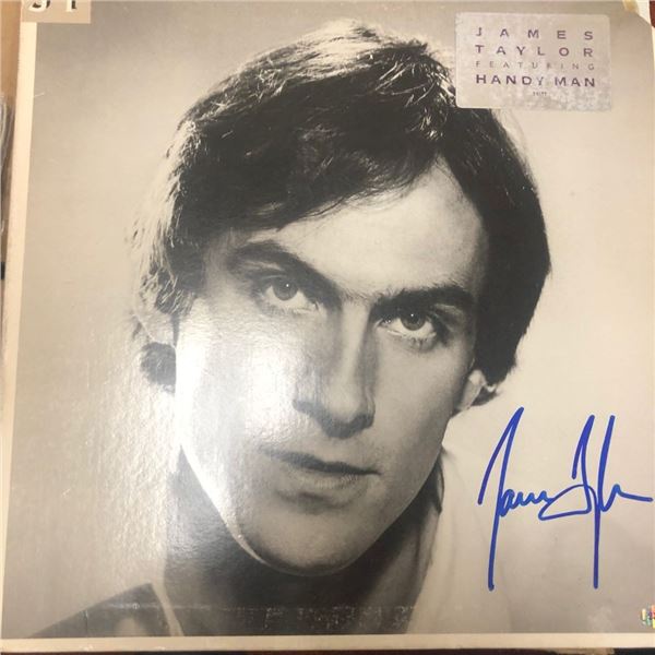 Signed James Taylor JT Album Cover