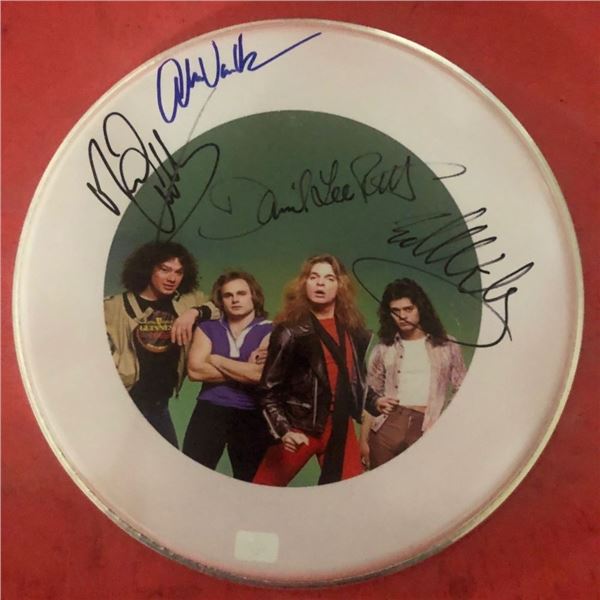 Signed Van Halen Drumhead