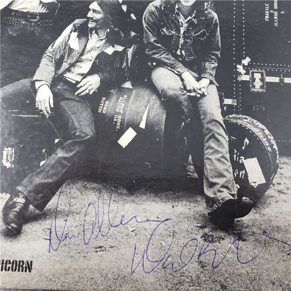 Signed Allman Brothers Band At The Fillmore East Album Cover