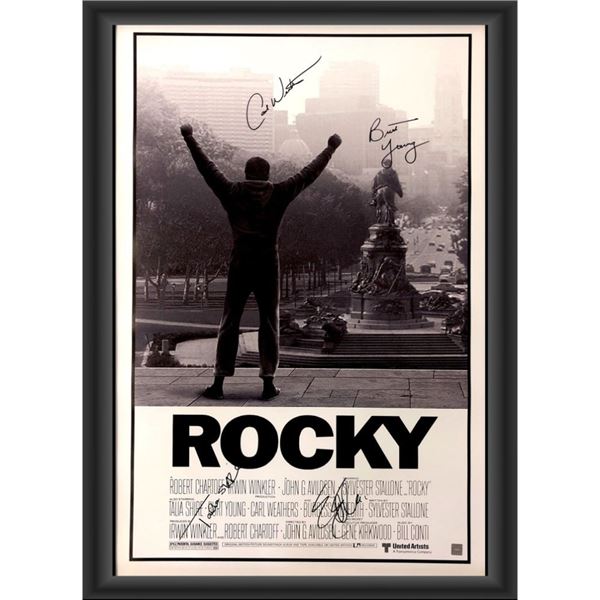 Signed Rocky Movie Poster