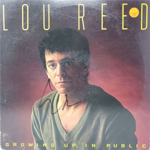 Signed Lou Reed, Growing Up In Public Album Cover