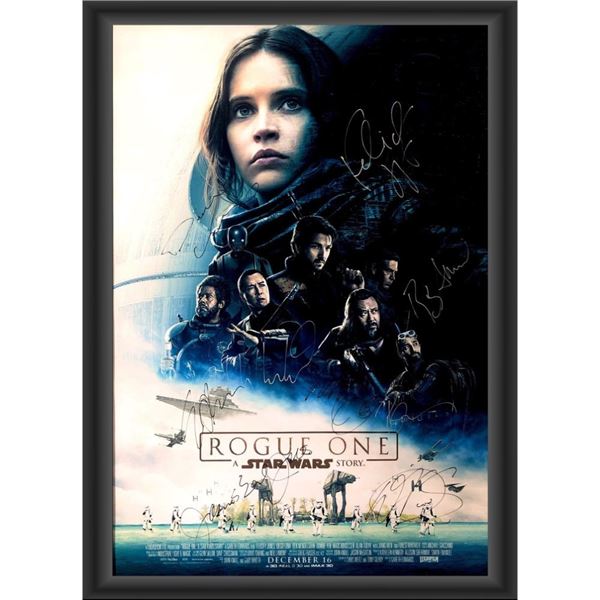 Signed Rogue One: A Star Wars Story Movie Poster