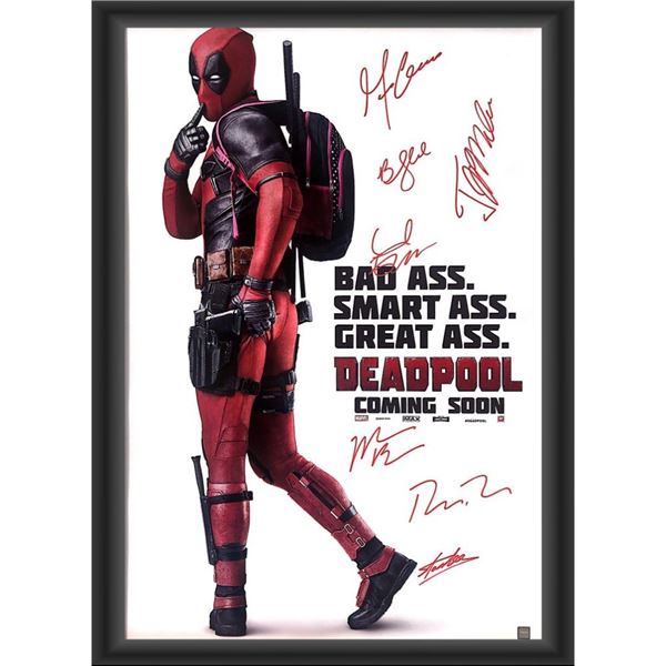 Signed Deadpool Movie Poster