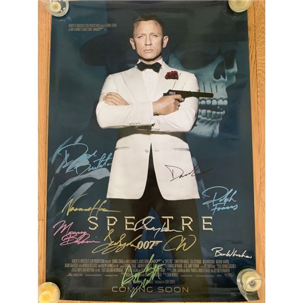 Signed Spectre 007 Movie Poster