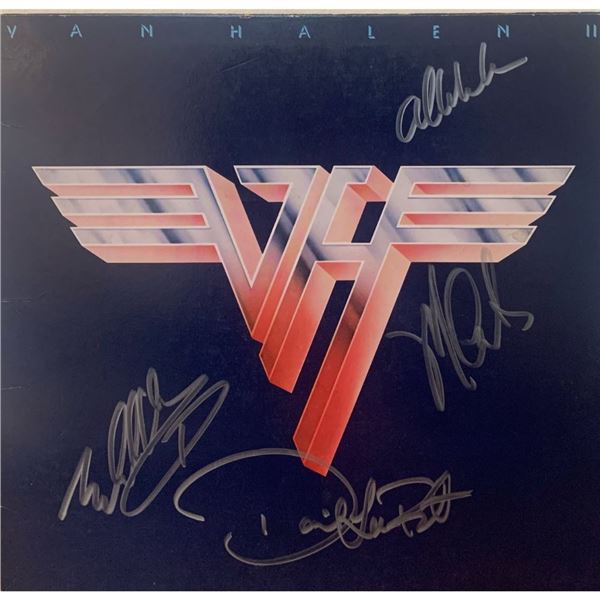 Signed Van Halen II Album Cover