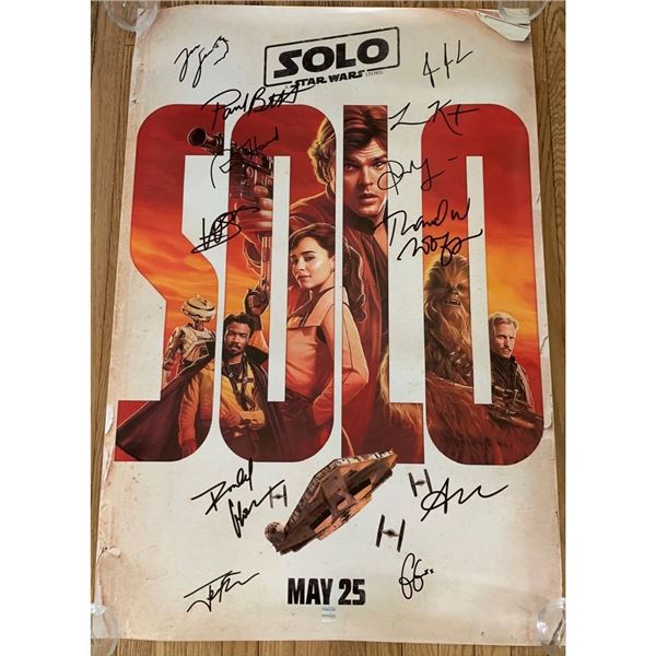 Signed Solo: A Star Wars Story Movie Poster