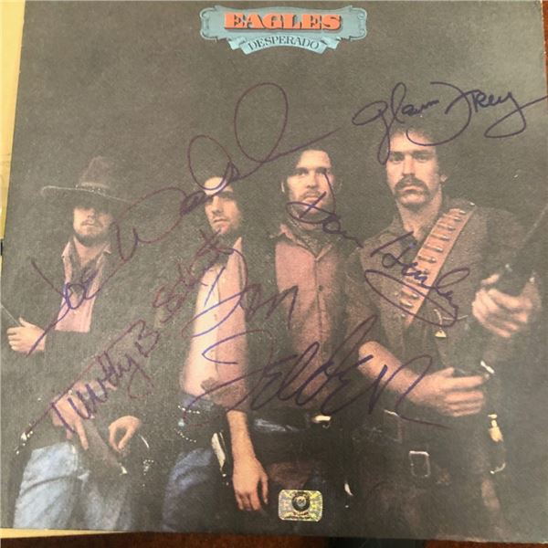 Signed Eagles Deperado Album Cover