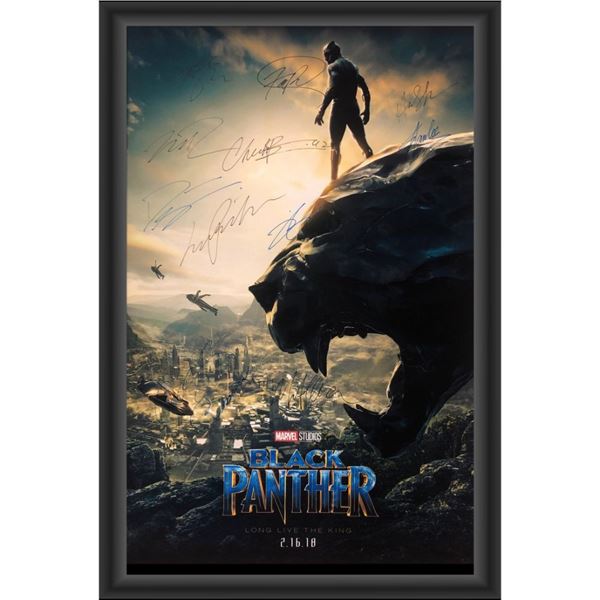 Signed Black Panther Movie Poster