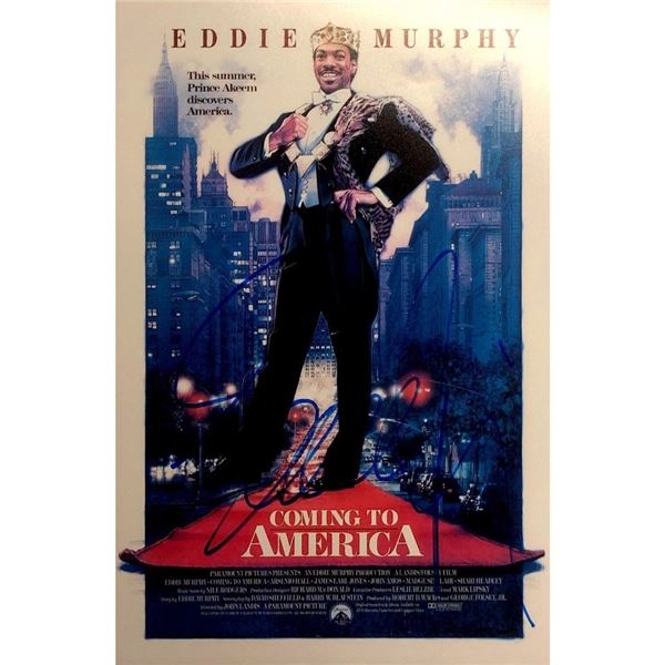 Autographed Eddie Murphy in  Coming to America Movie Photo