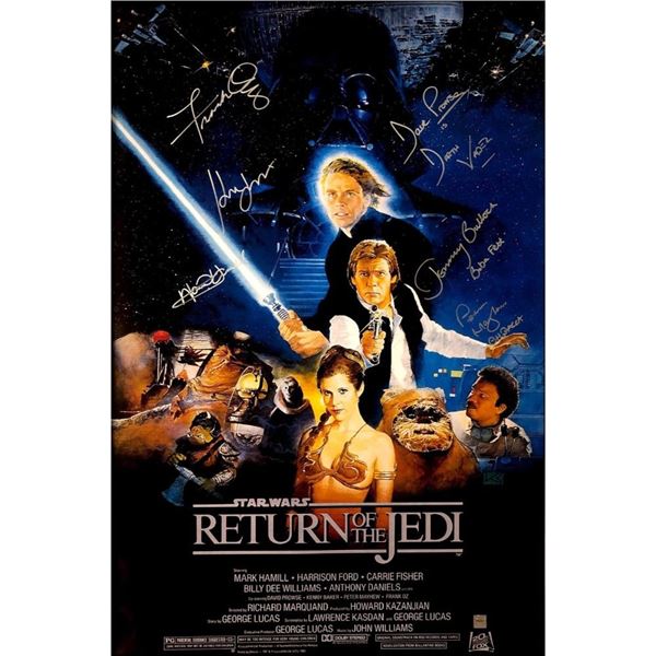 Signed Star  Wars  Episode  VI:  The  Return  Of  Jedi Movie Poster