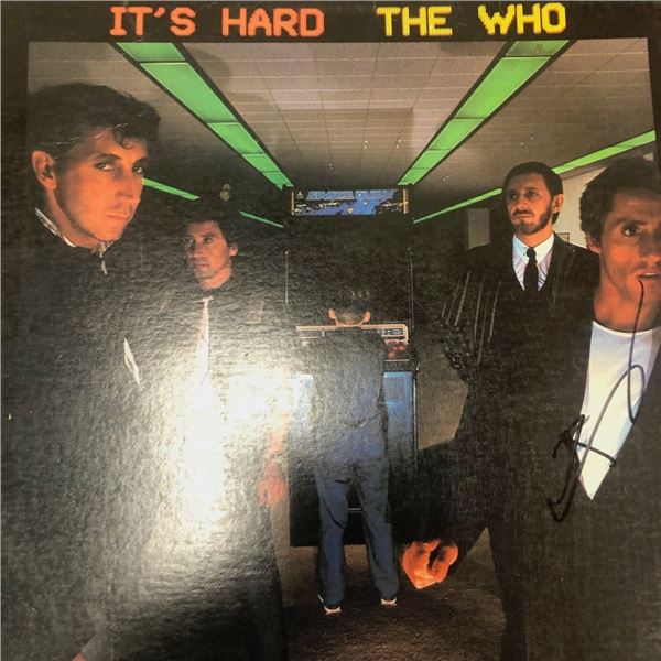 Signed The Who It's Hard Album Cover