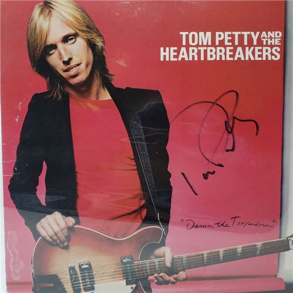 Signed Tom Petty & The Heartbreakers Damn The Torpedoes Album Cover