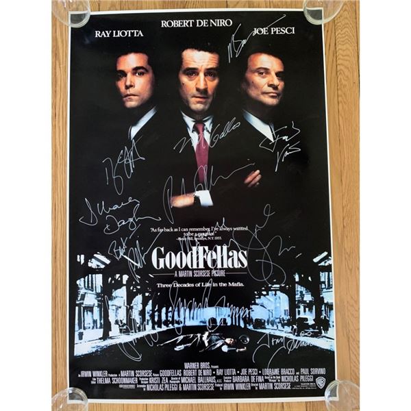 Signed Goodfellas Movie Poster