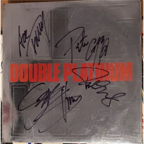 Signed Kiss Double Platinum Album Cover