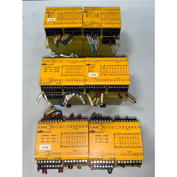 (6) Pilz PNOZ X9P Electrical Unit