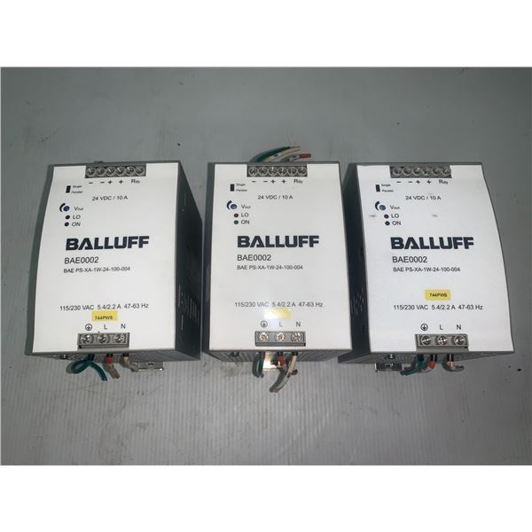 (3) Balluff BAE PS-XA-1W-24-100-004 BAE0002