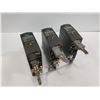 Image 1 : (3) SIEMENS 6SE6440-2UD21-5AA1 MICROMASTER 440 W/ 6SE6400-2FA00-6AD0 MICROMASTER EMC FILTER
