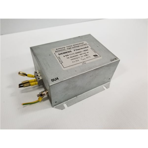 SIEMENS 6SN1111-0AA01-1BA0 FILTERMODUL