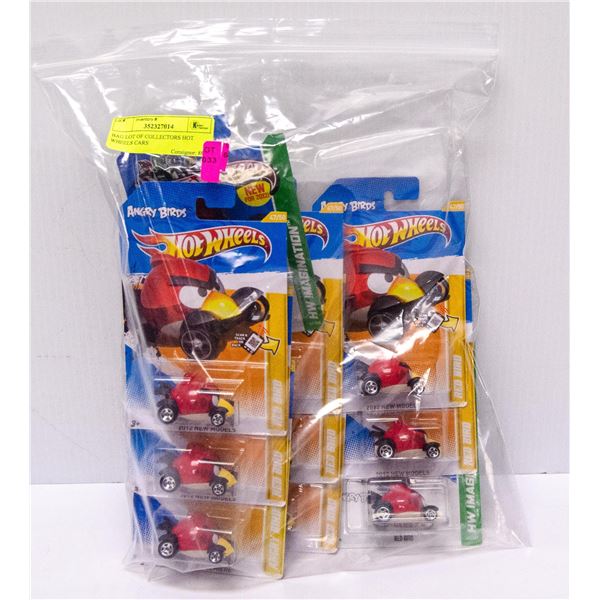 BAG LOT OF COLLECTORS HOT WHEELS CARS