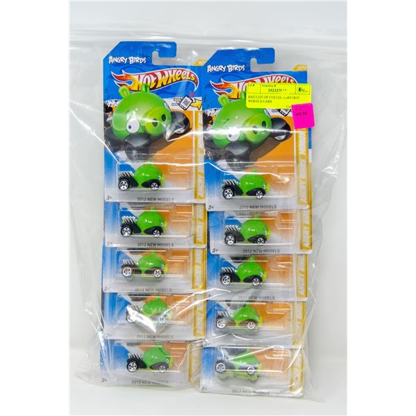 BAG LOT OF COLLECTORS HOT WHEELS CARS