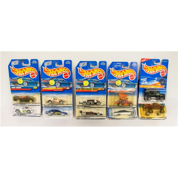 BAG LOT OF HOT WHEELS DIECAST CARS