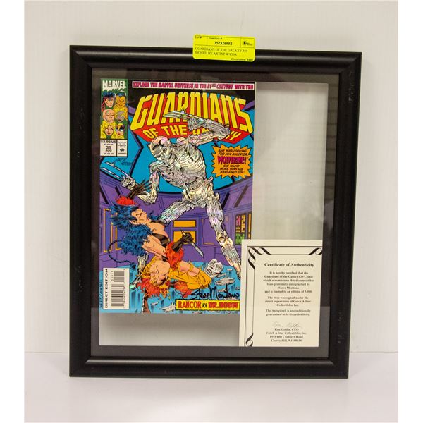 GUARDIANS OF THE GALAXY #39 SIGNED BY ARTIST W/COA