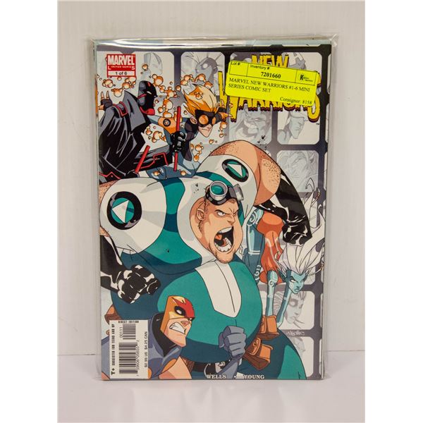 MARVEL NEW WARRIORS #1-6 MINI SERIES COMIC SET