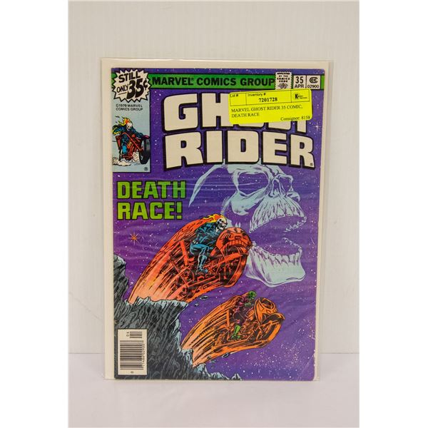 MARVEL GHOST RIDER 35 COMIC, DEATH RACE