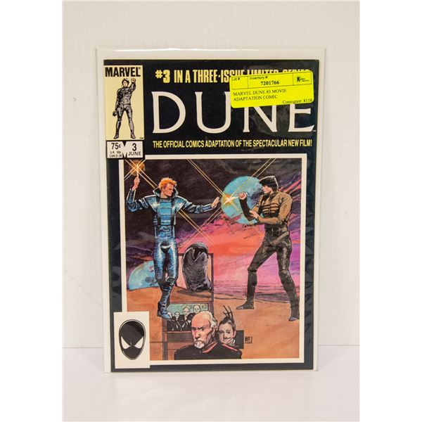 MARVEL DUNE #3 MOVIE ADAPTATION COMIC