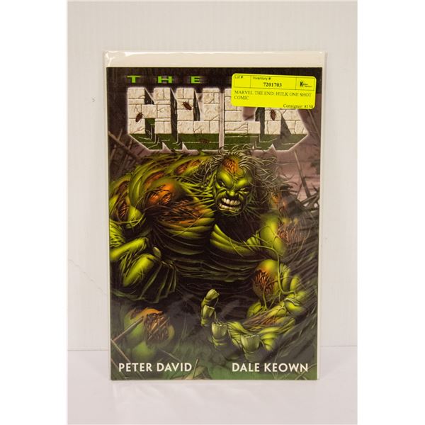 MARVEL THE END: HULK ONE SHOT COMIC