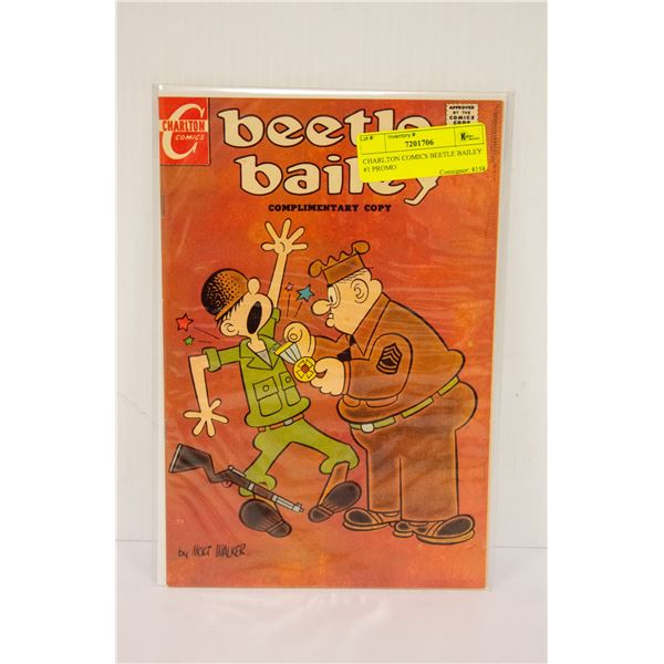 CHARLTON COMICS BEETLE BAILEY #1 PROMO