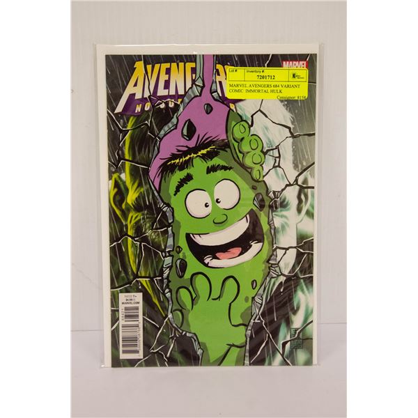 MARVEL AVENGERS 684 VARIANT COMIC  IMMORTAL HULK