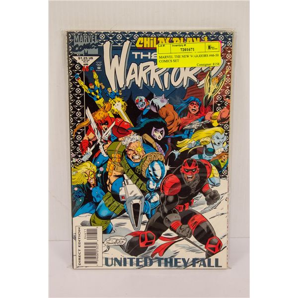 MARVEL THE NEW WARRIORS #46-50 COMICS SET