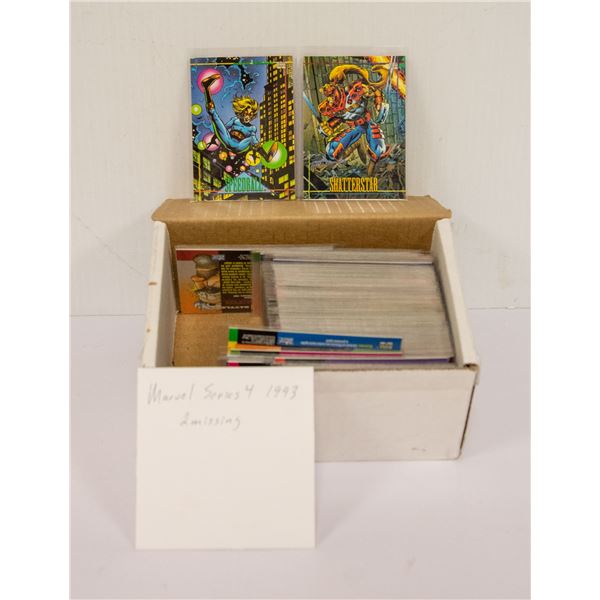 1993 MARVEL SERIES 4 CARD SET