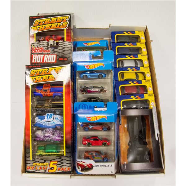 FLAT OF DIECAST COLLECTIBLE CARS