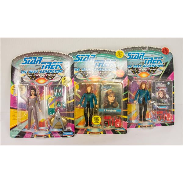 STAR TREK NEXT GENERATION FIGURES LOT