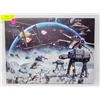 Image 1 : STAR WARS EMPIRE STRIKES BACK POSTER ON CANVAS