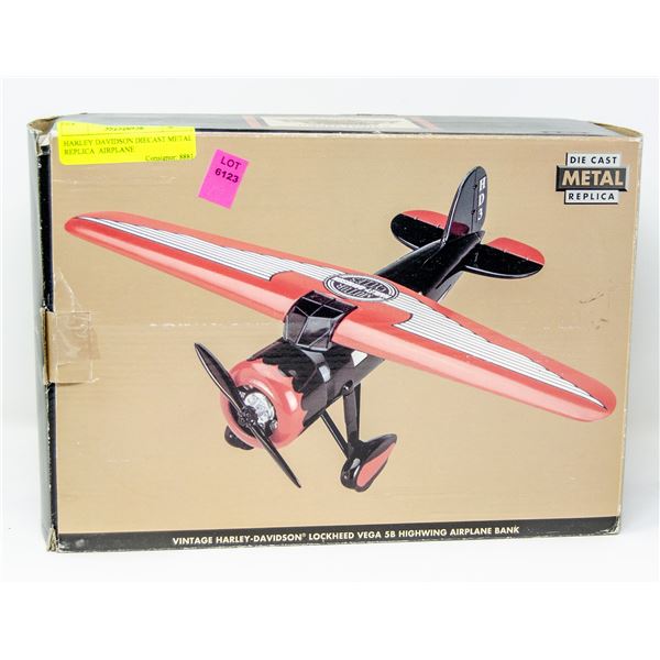 HARLEY DAVIDSON DIECAST METAL REPLICA  AIRPLANE